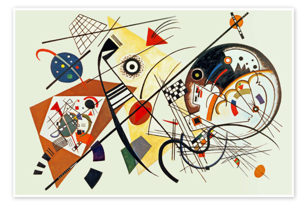 Intersecting Lines, 1923 de Wassily Kandinsky